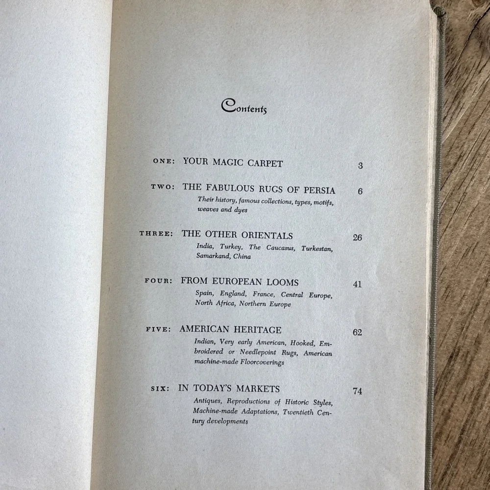The Rug and Carpet‎ Book  by Mildred Jackson O'Brien  HB  1946. First Printing